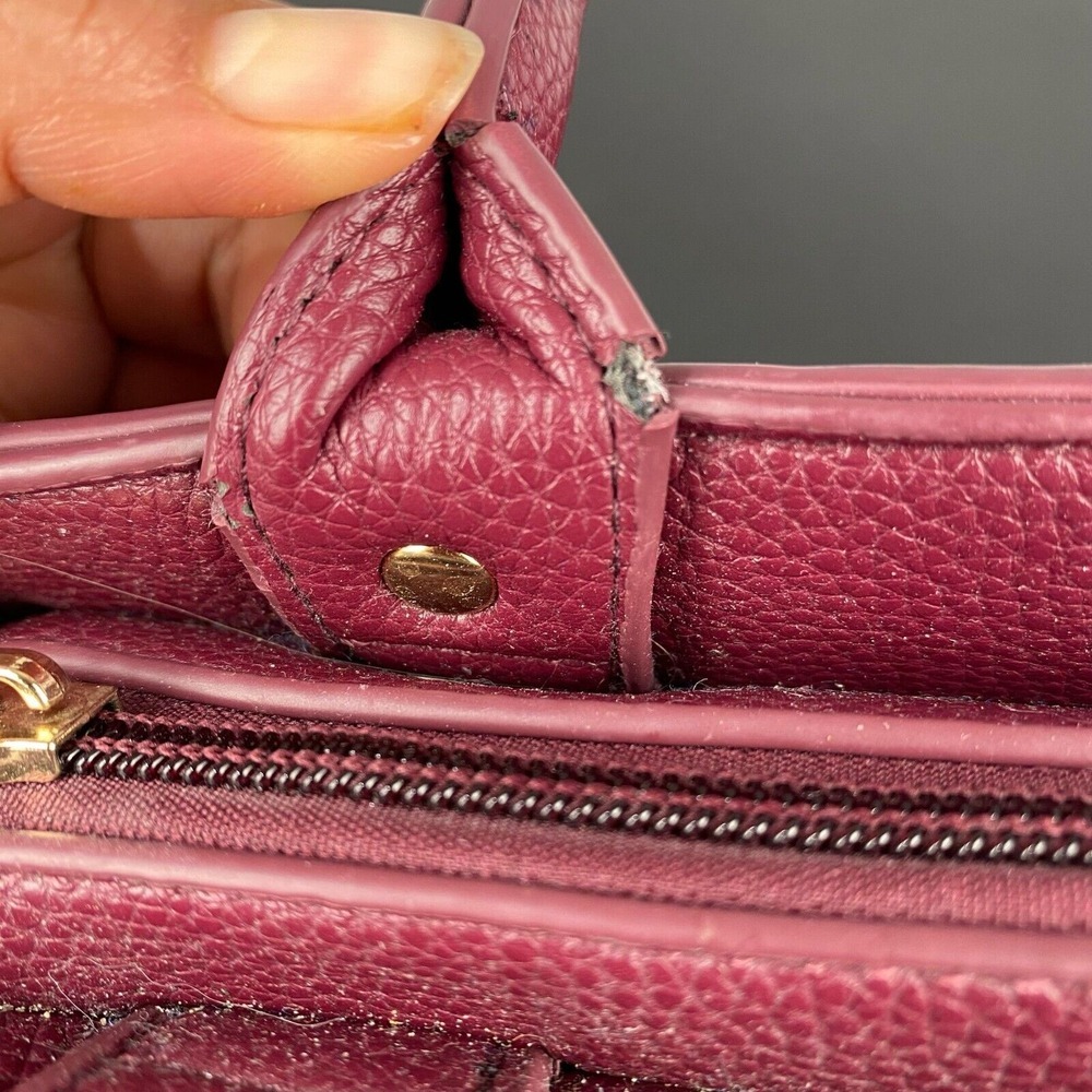 Crossi New York women's Deep Burgundy Handbag.casual travel‎ - Picture 7 of 16